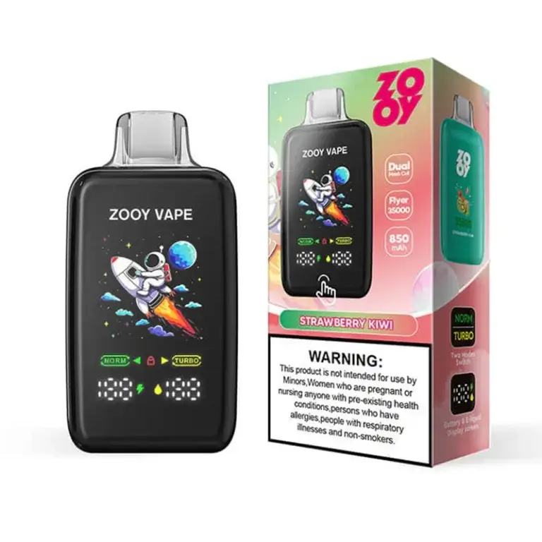 Zooy Flyer Strawberry Kiwi Disposable Vape device