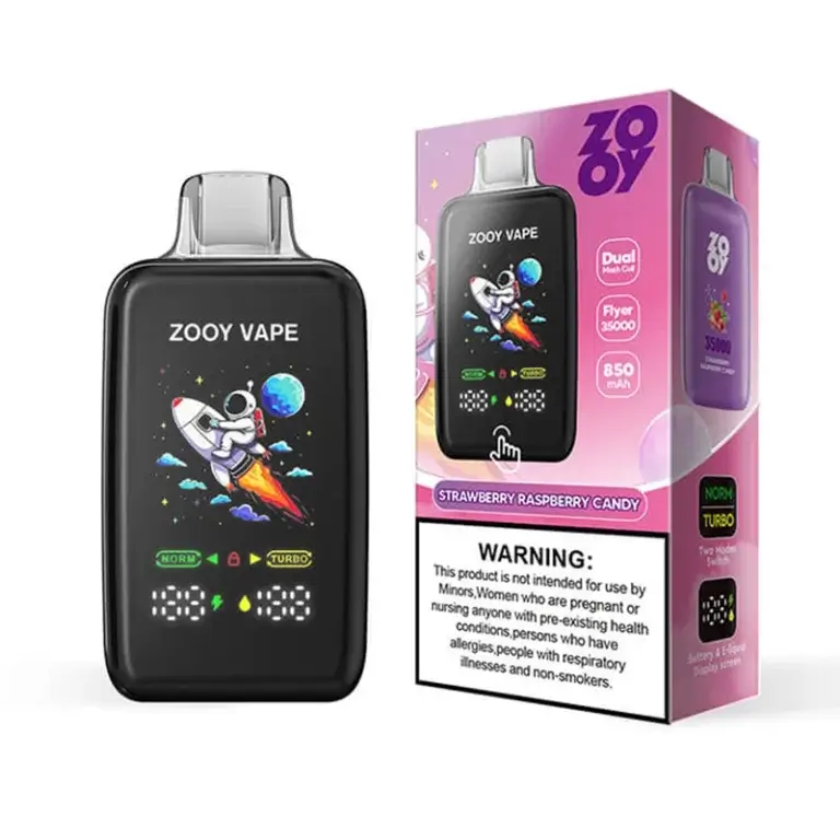 Zooy Flyer Strawberry Raspberry Disposable Vape device