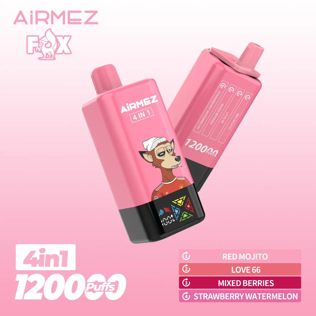Airmez 4 In 1 Disposable Vape device variant 2