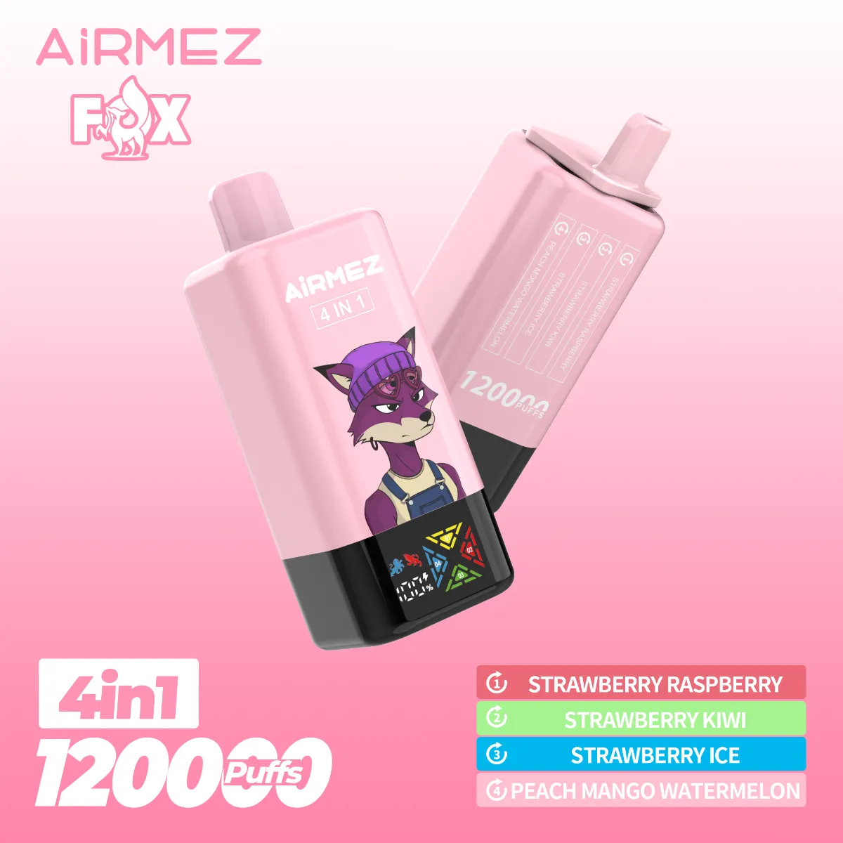 Airmez 4 In 1 Disposable Vape device variant