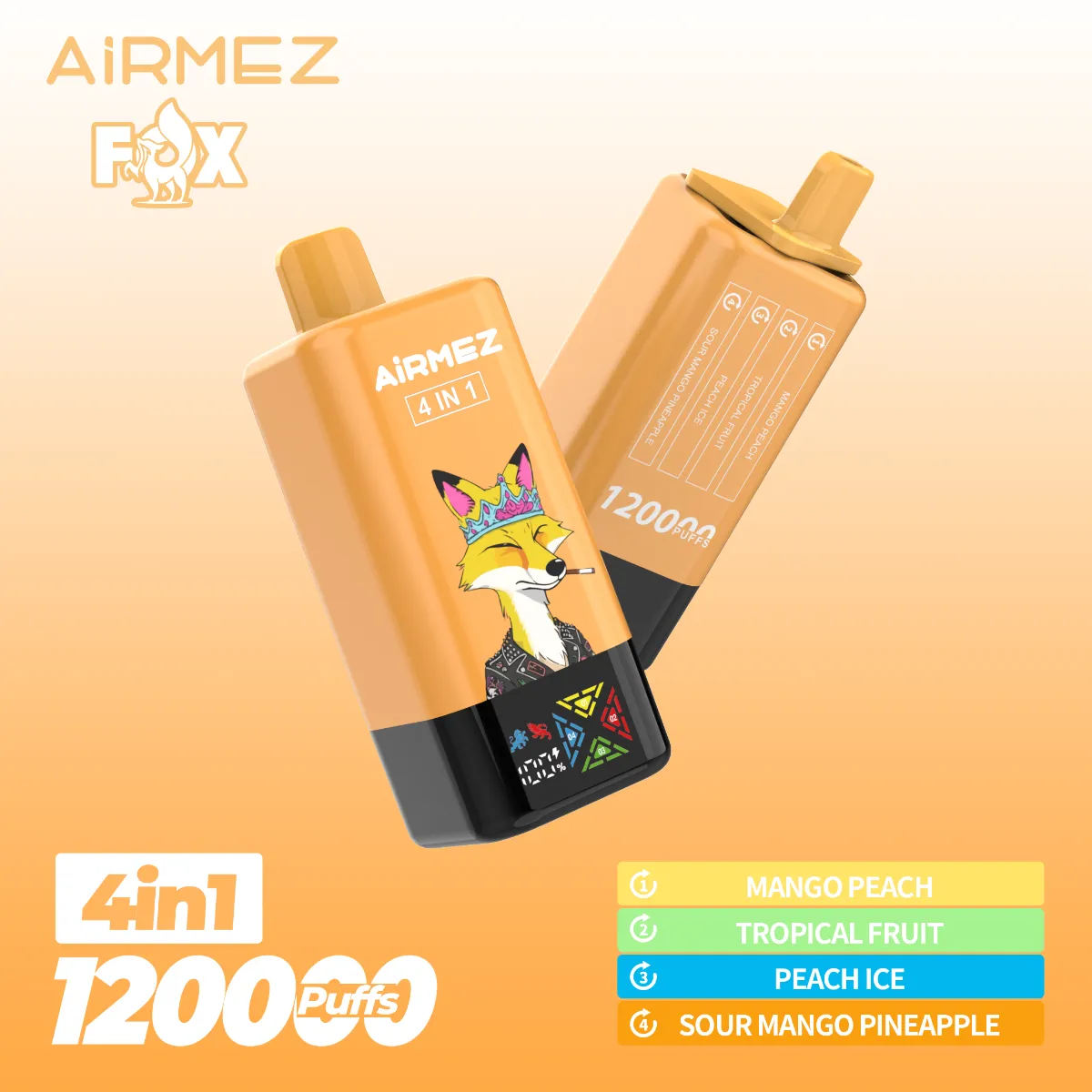 Airmez 4 In 1 Disposable Vape device view