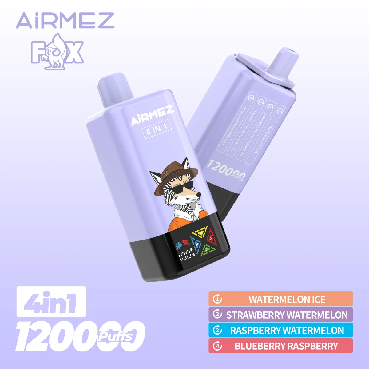 Airmez 4 In 1 Disposable Vape device design