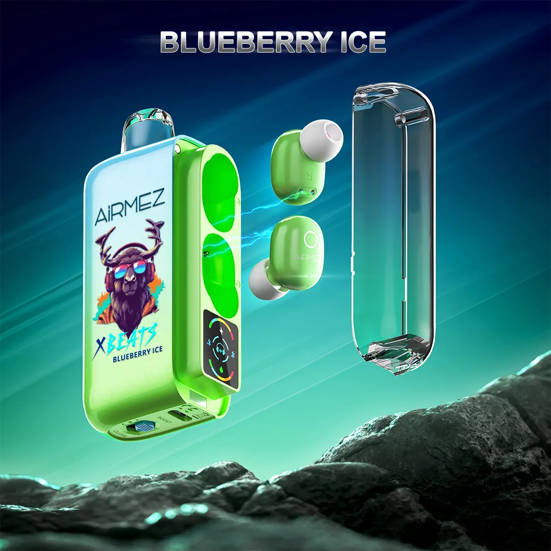 Airmezxbeatspuffsdisposablevape Blueberryice Disposable Vape device