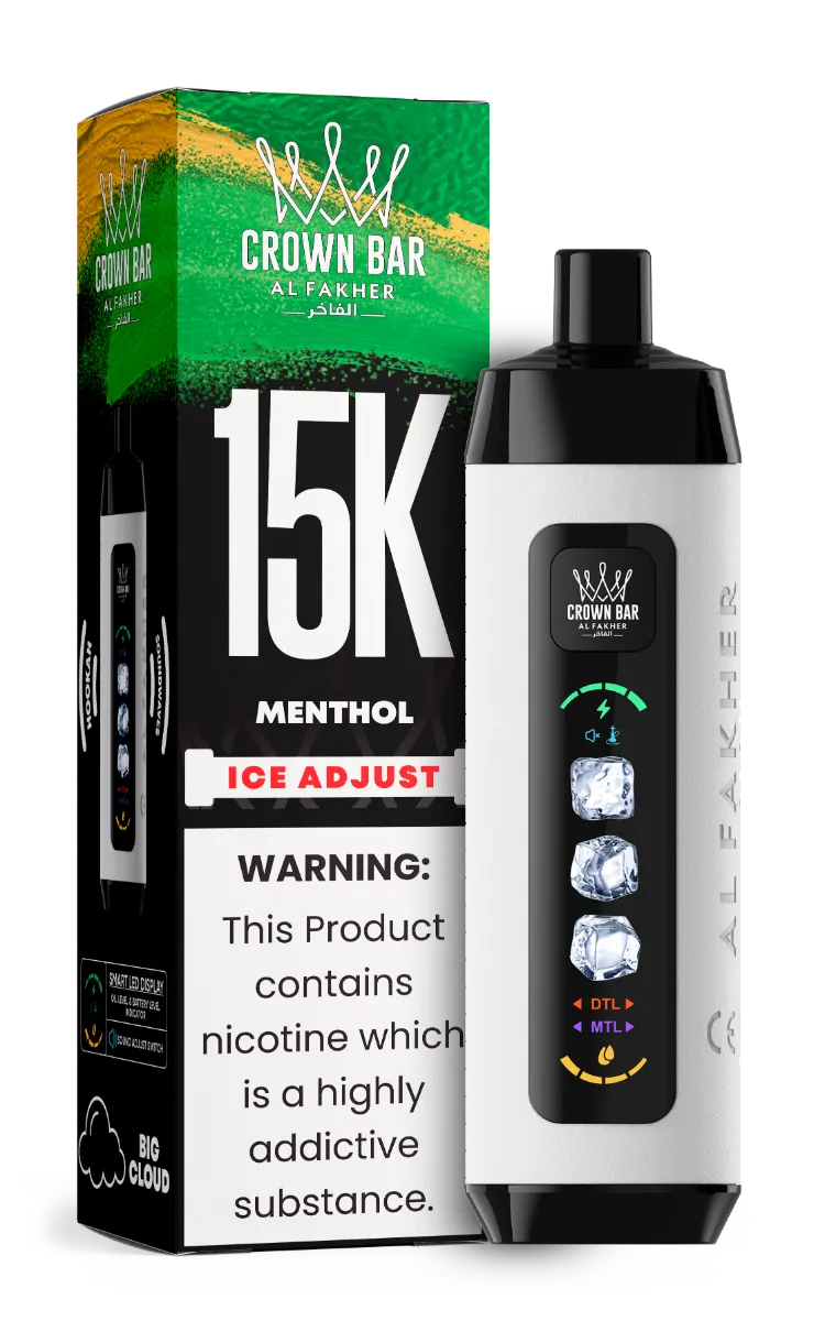 Al Fakher Ice Adjust Disposable Vape device design 3