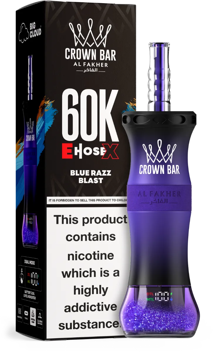 Al Fakher Crown Bar Disposable Vape device design