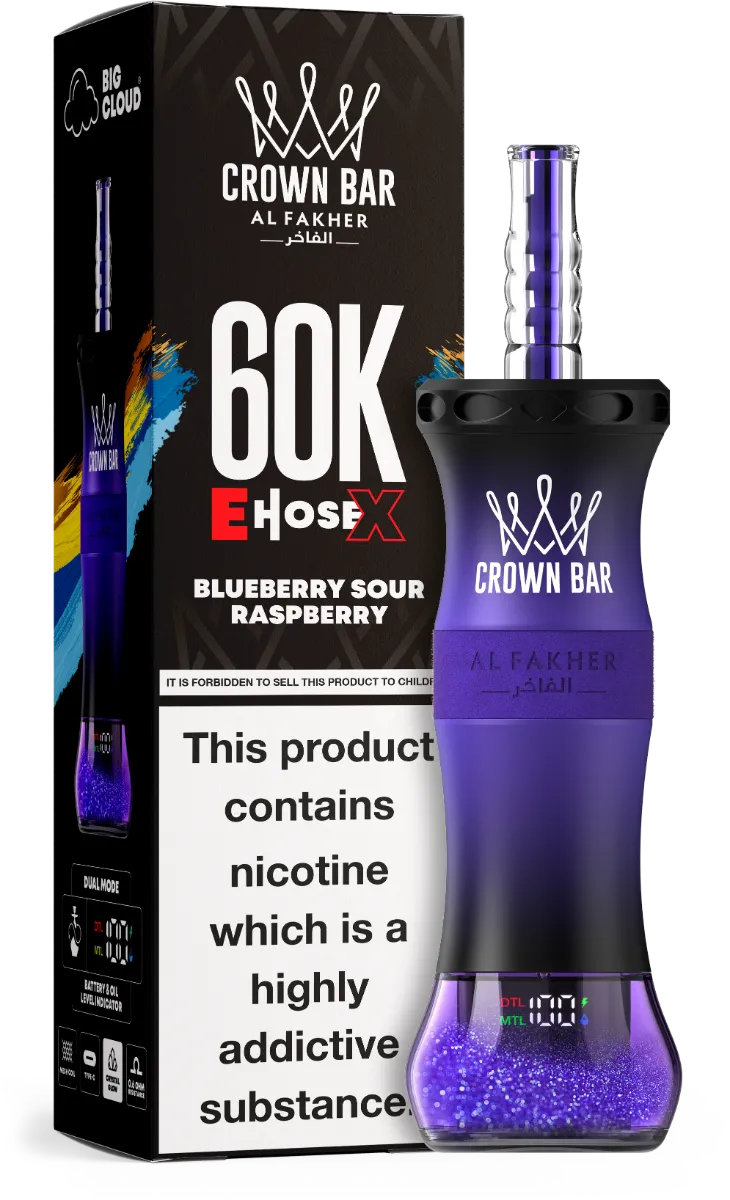 Al Fakher Crown Bar Disposable Vape device view
