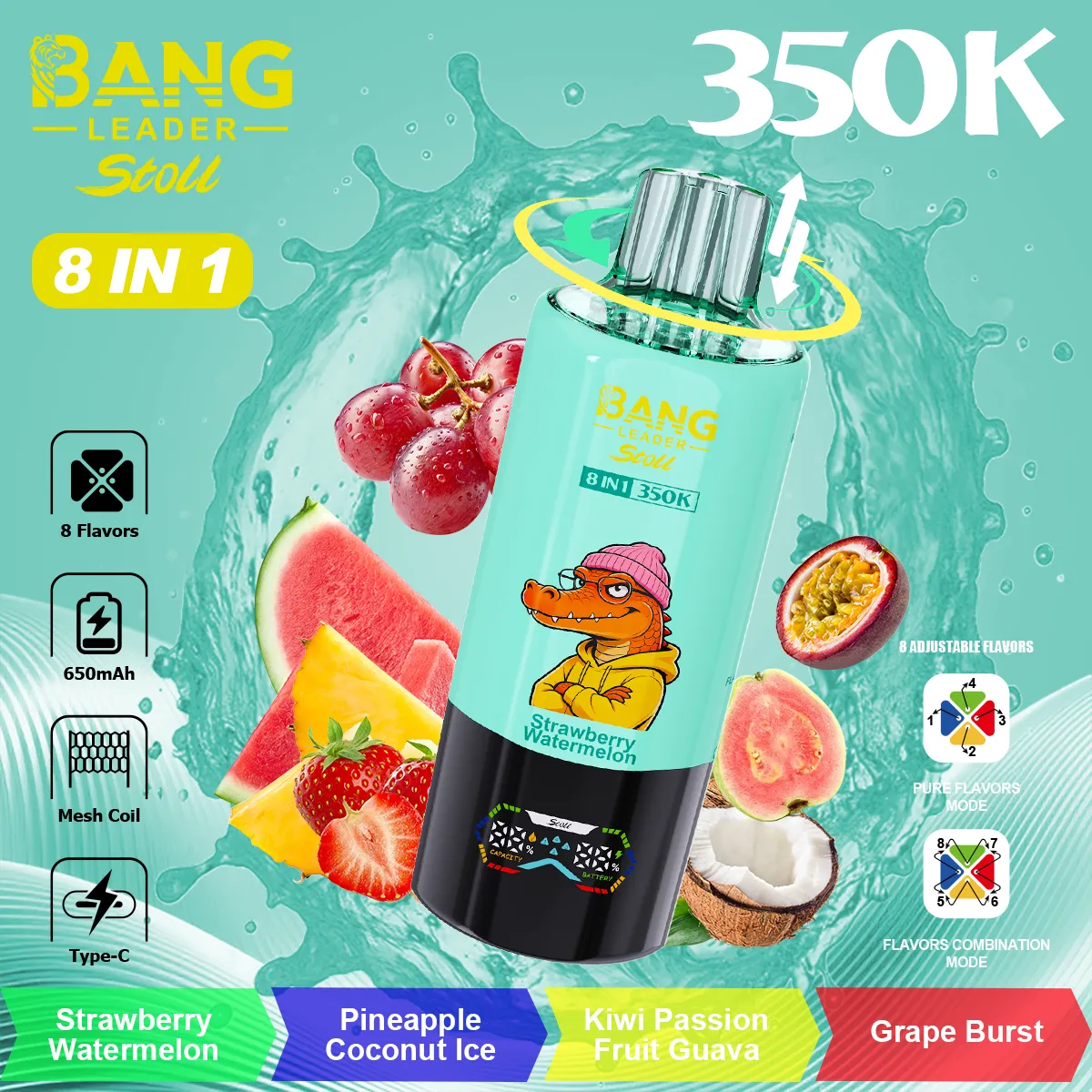Bang Leader 350k Puffs Disposable Vape device view