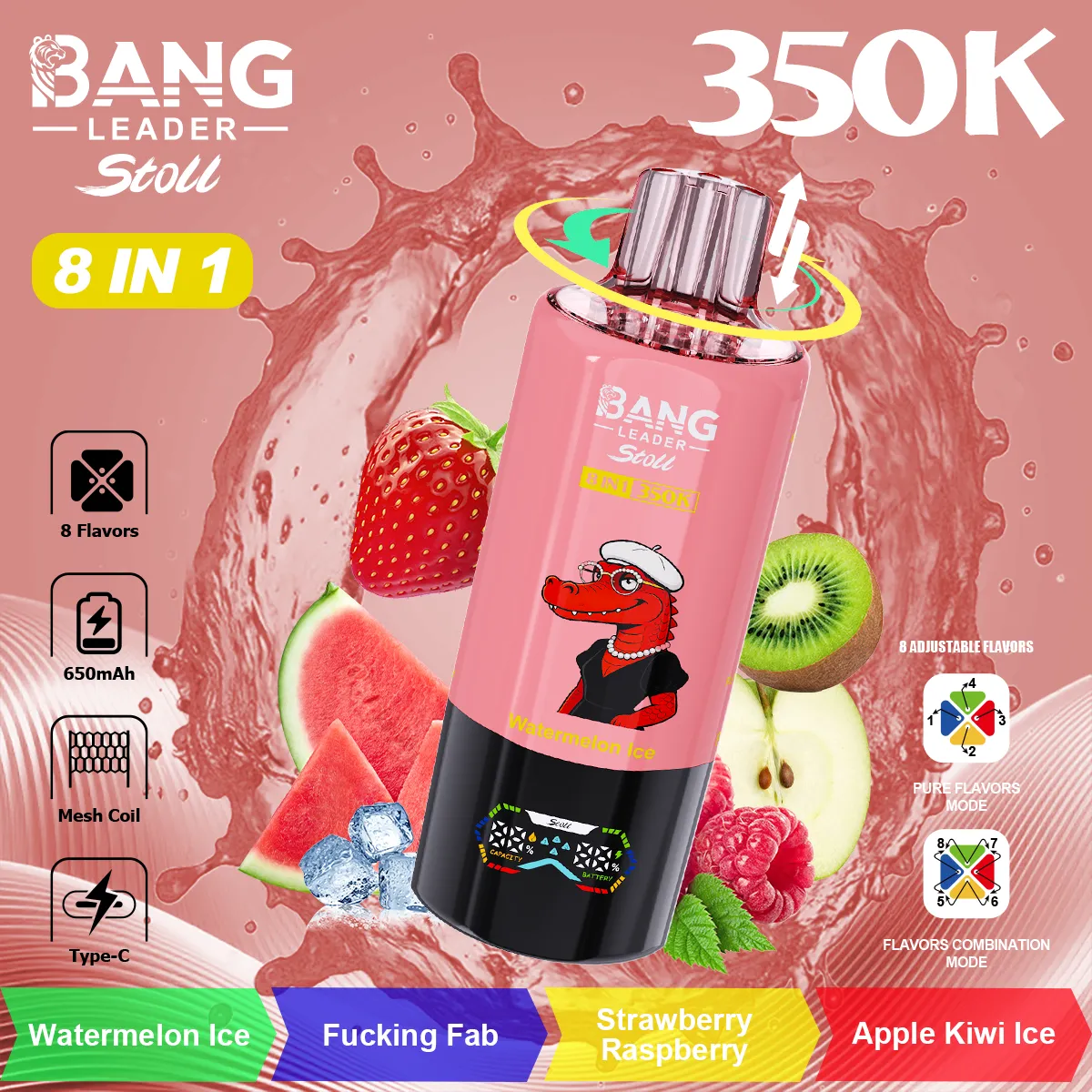 Bang Leader 350k Puffs Disposable Vape device design 2
