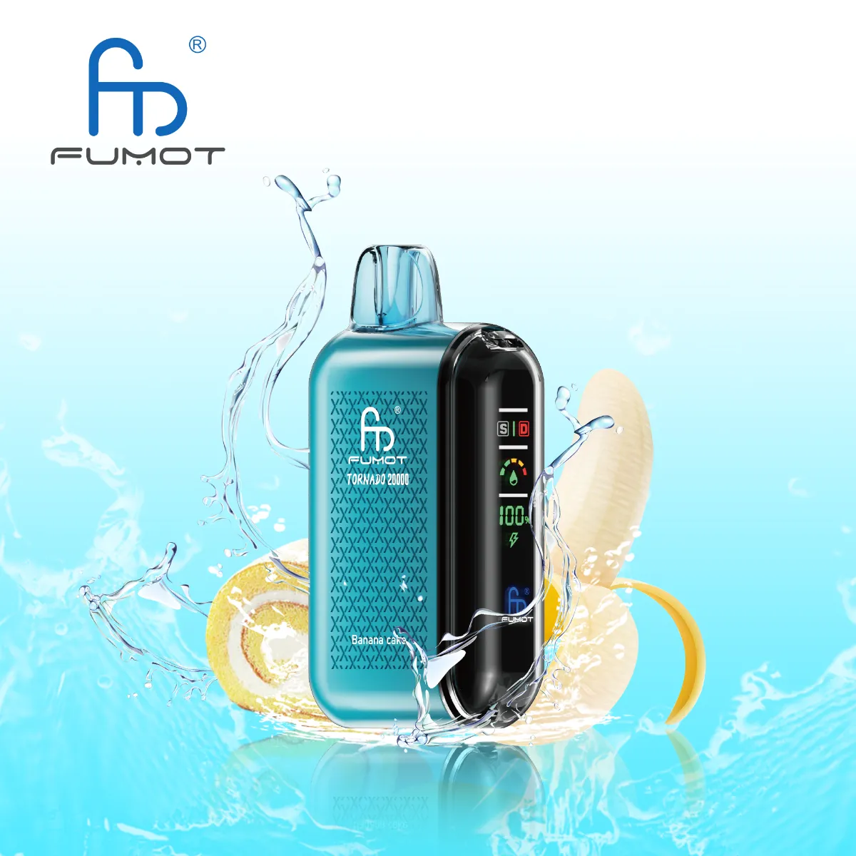 Fumot Tornado Banana Cake Disposable Vape device