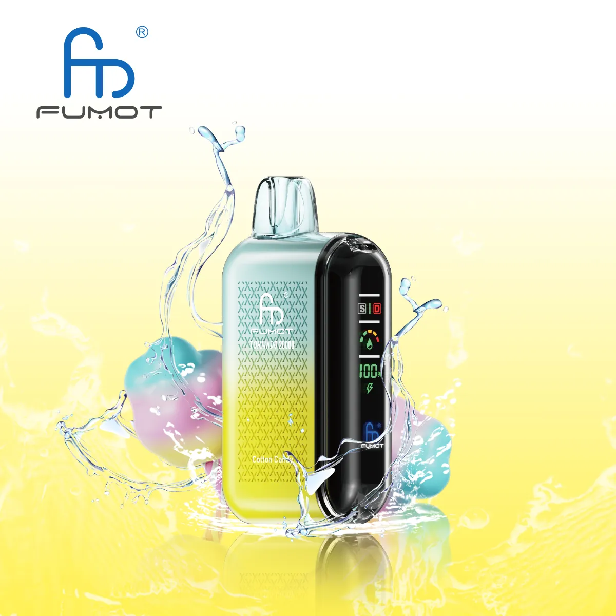 Fumot Tornado Cotton Candy Disposable Vape device