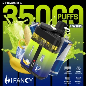 Hifancy Twins Puffar Banana Disposable Vape device