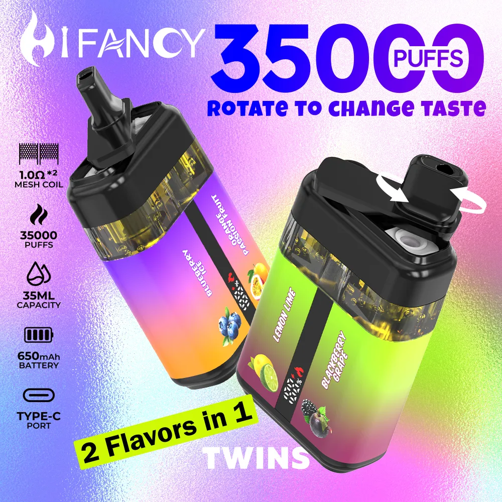 Hifancy Twins Puffar Lemon Disposable Vape device