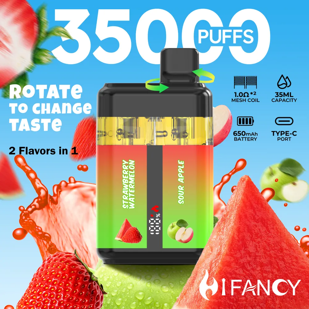 Hifancy Twins Puffar Strawberry Disposable Vape device