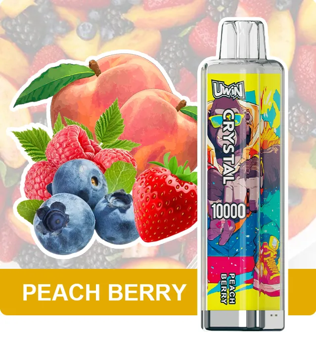 uwin-crystal-10000-10k-puffs-peach-berry
