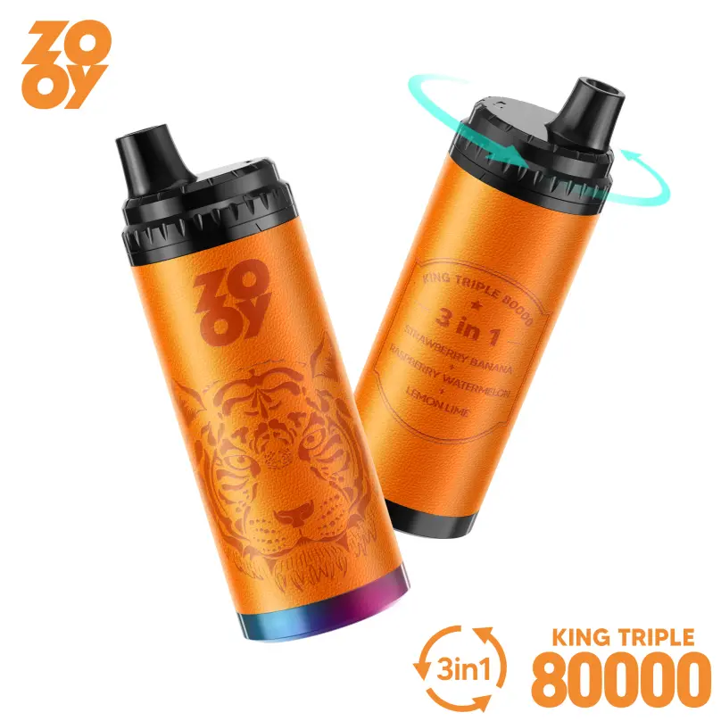 Zooy King Triple Puffs Disposable Vape device view