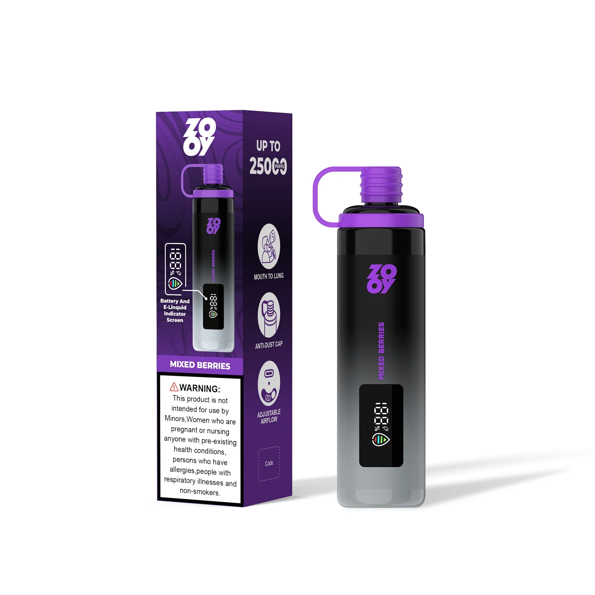 Zooy Shisha 25k Mixed Disposable Vape device
