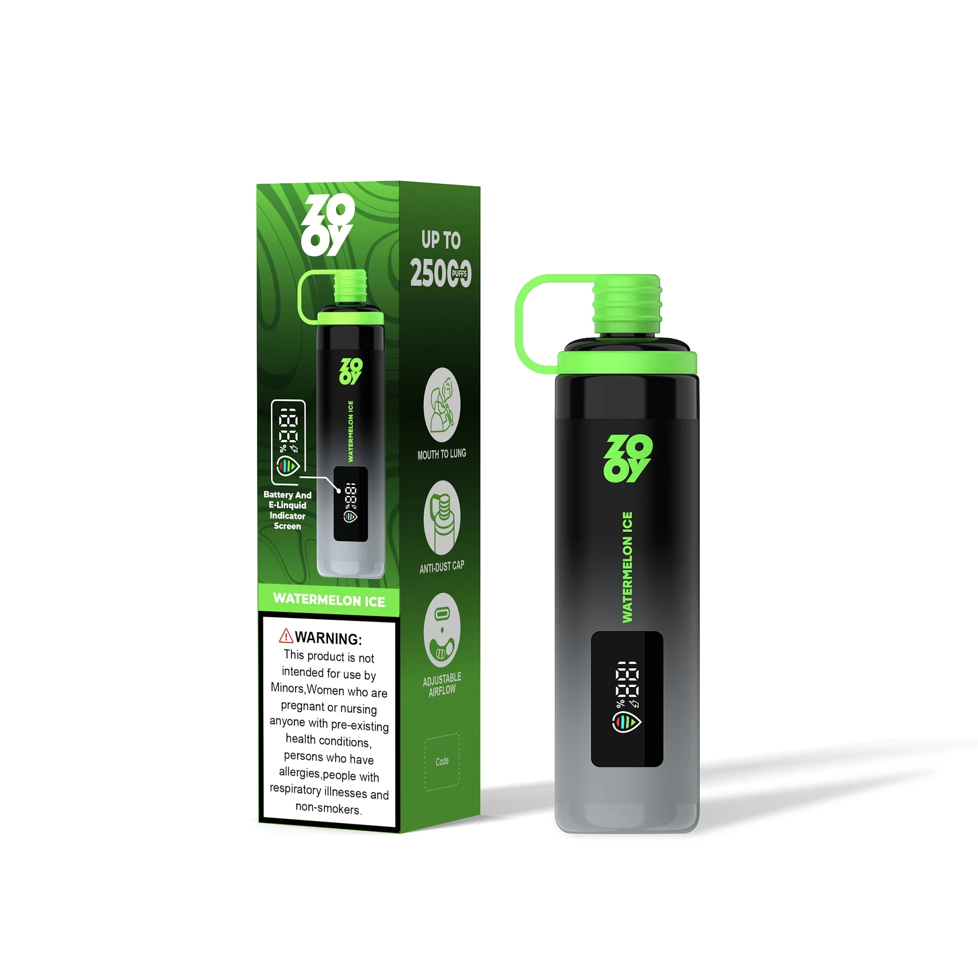 Zooy Shisha 25k Watermelon Disposable Vape device