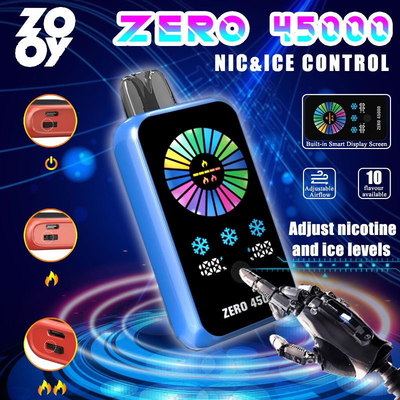 Zooy Zero 45k Puffs Disposable Vape device design 2
