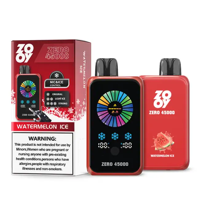 Zooy Zero 45k Puffs Disposable Vape device design