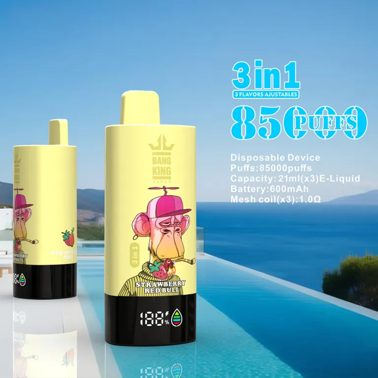 Bang King Triple 3in1 Disposable Vape device