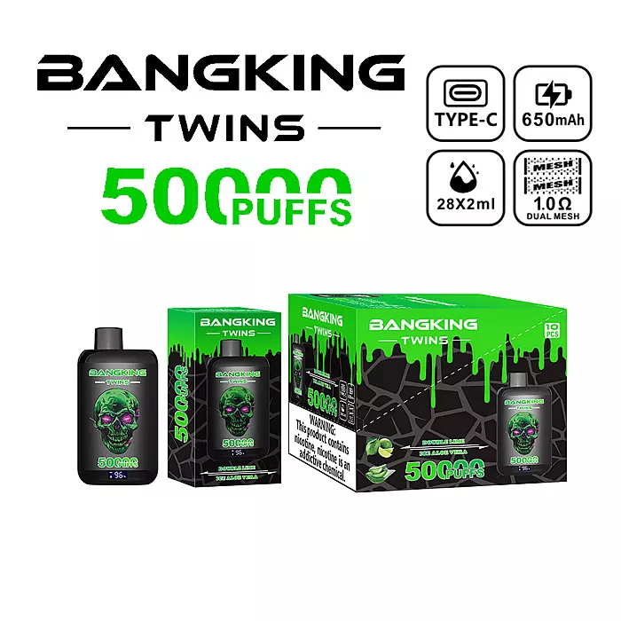 Bang King Twins 50k Disposable Vape device design