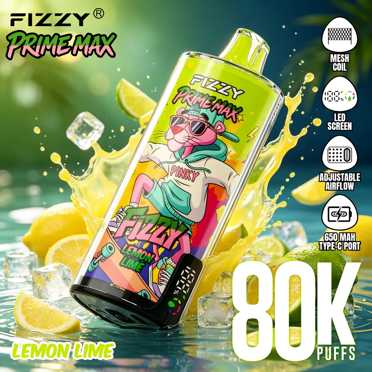 Fizzy 80k Prime Max Disposable Vape device variant 2