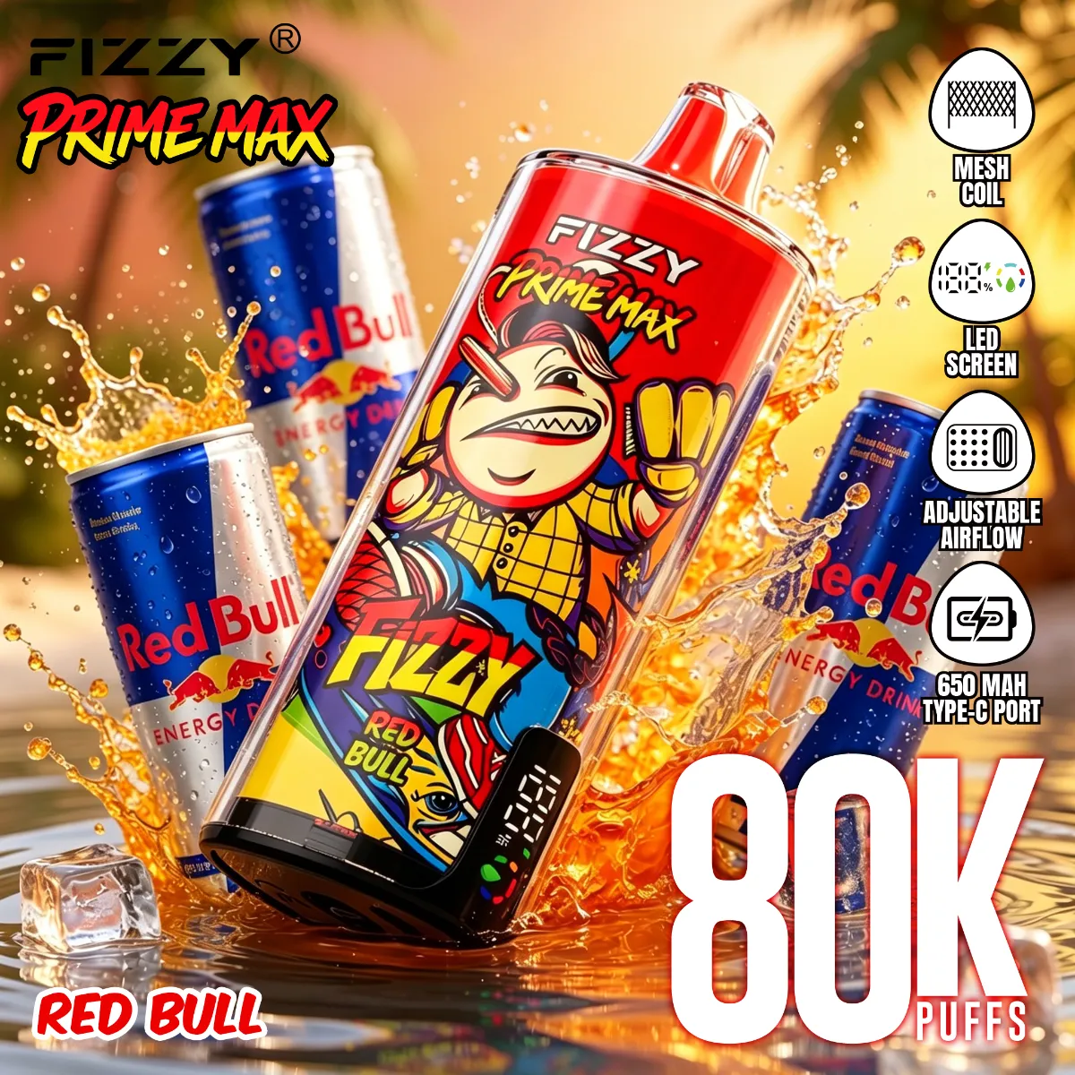 Fizzy 80k Prime Max Disposable Vape device variant 3
