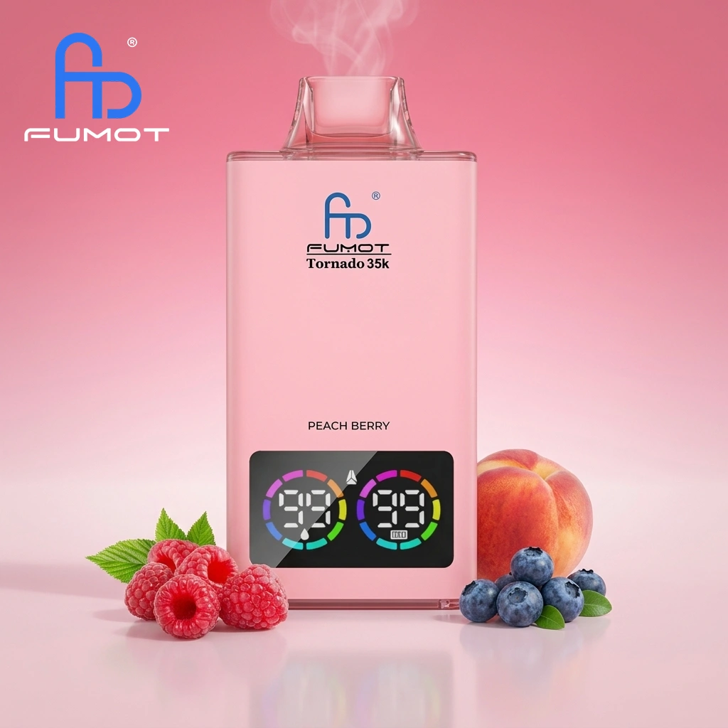 Fumot Tornado Peach Berry Disposable Vape device