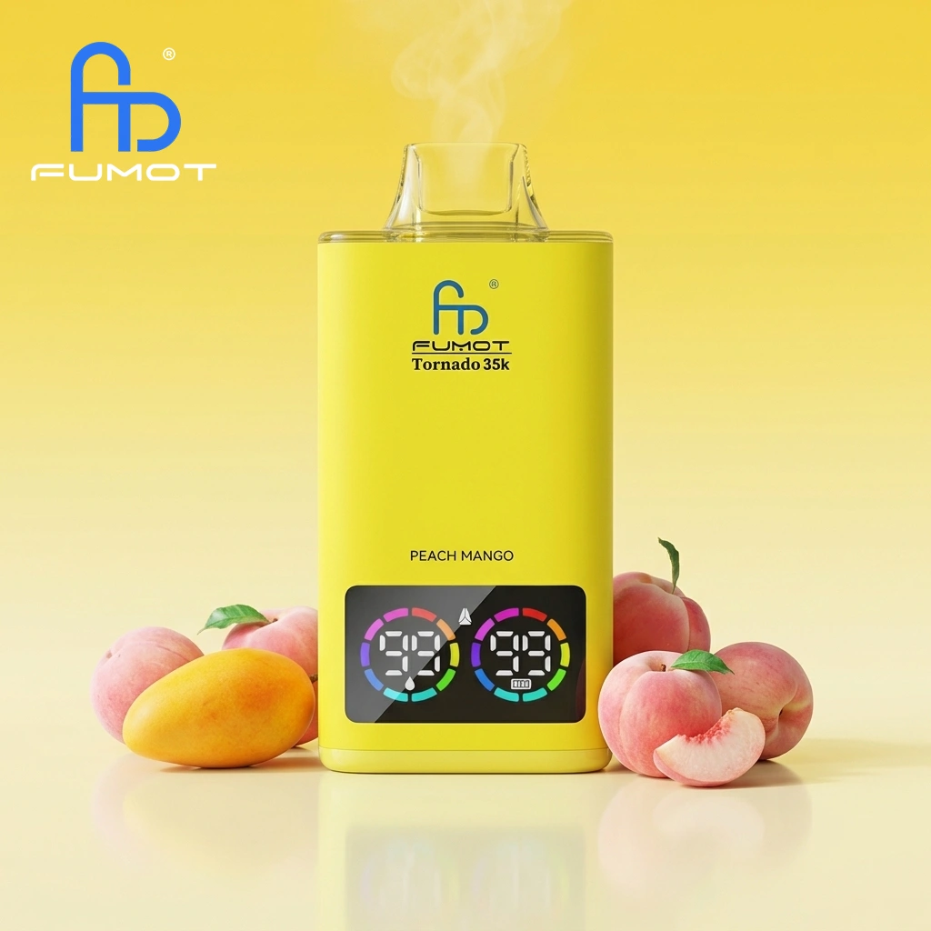 Fumot Tornado Peach Mango Disposable Vape device detail