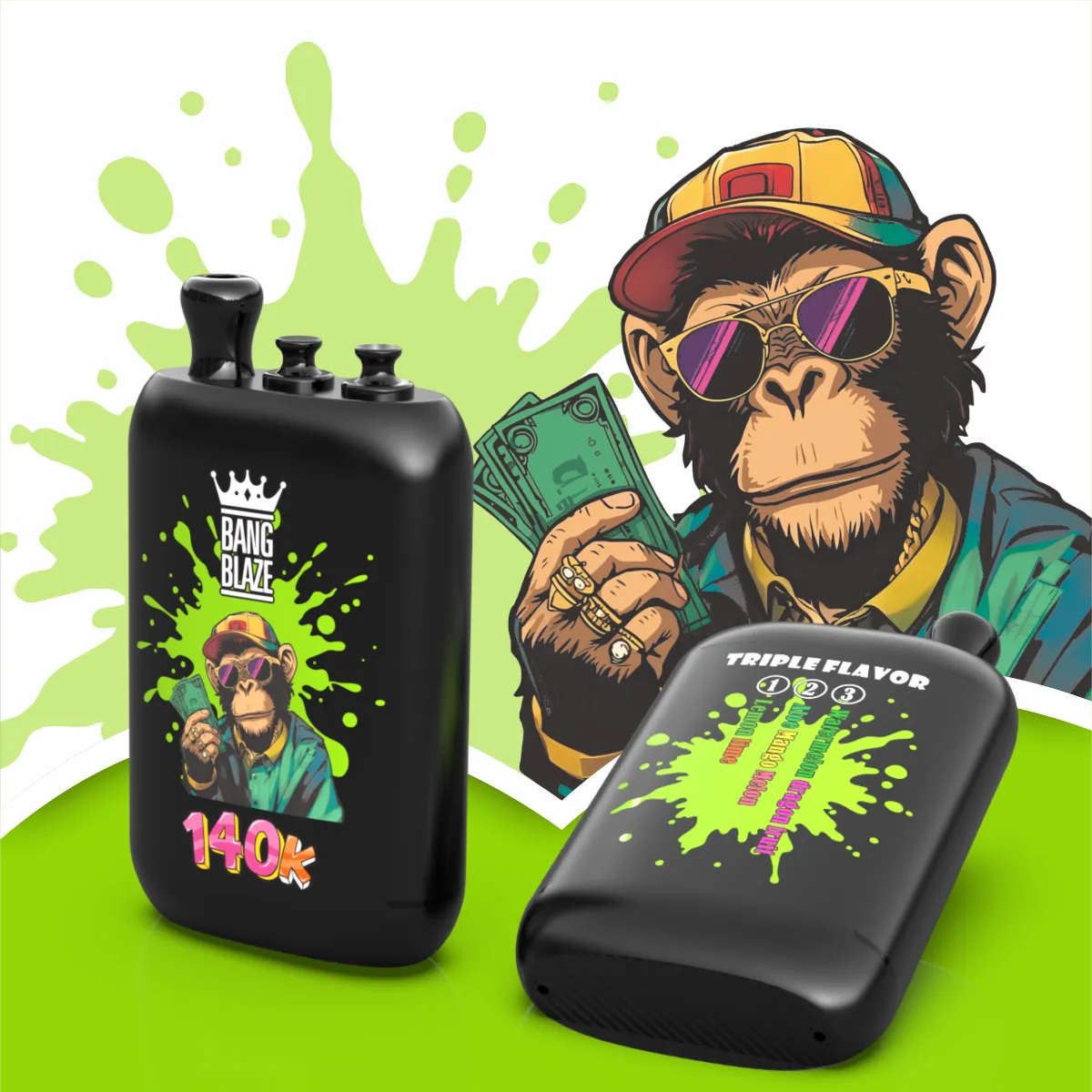 Bang Blaze 140k Disposable Vape device detail 2