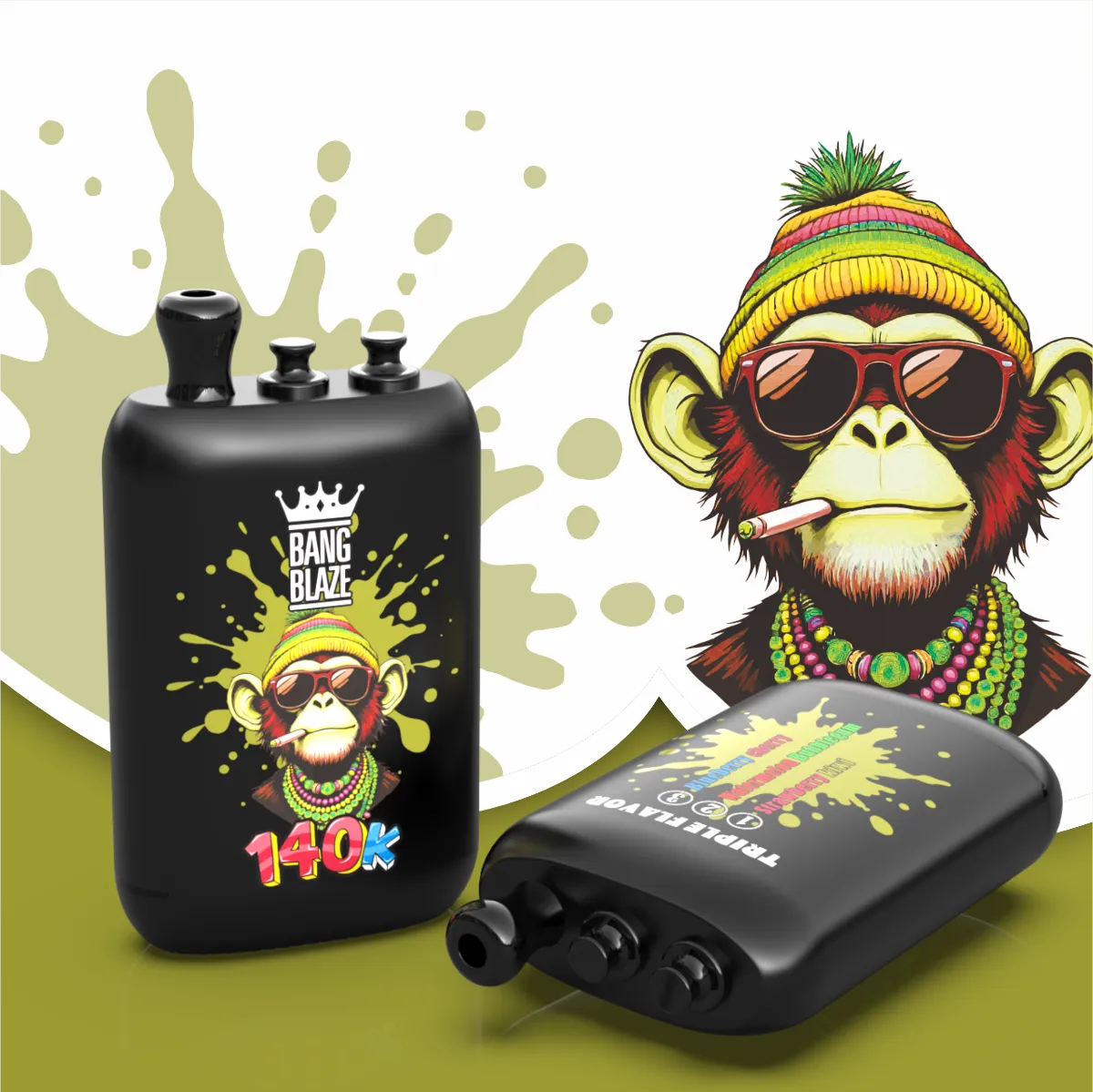 Bang Blaze 140k Disposable Vape device design