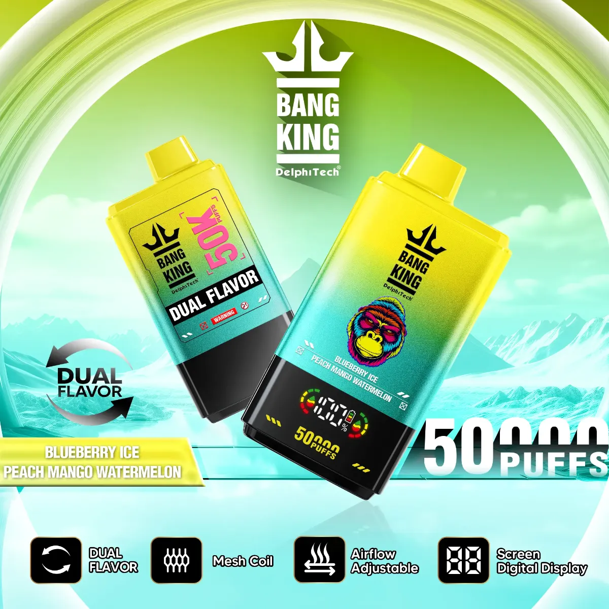 Bang King 50k Puffs Disposable Vape device