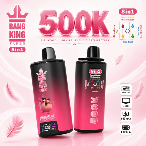 Bang King 500k Puffs Disposable Vape device view