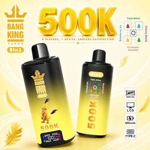 Bang King 500k Puffs Disposable Vape device detail 2