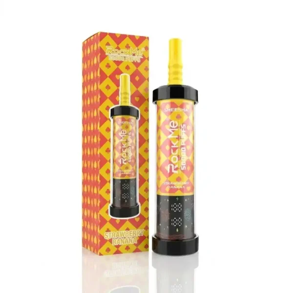 Dispositivo de vapeo desechable Rockme Strawberry Banana 1