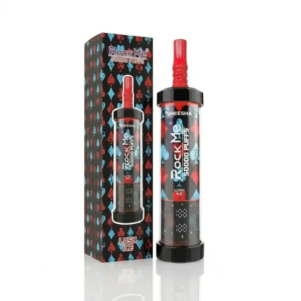 Diseño del vaporizador desechable Rockme Sheesha de 50 000 caladas