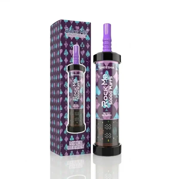 Variante del dispositivo de vapeo desechable Rockme Sheesha de 50 000 caladas