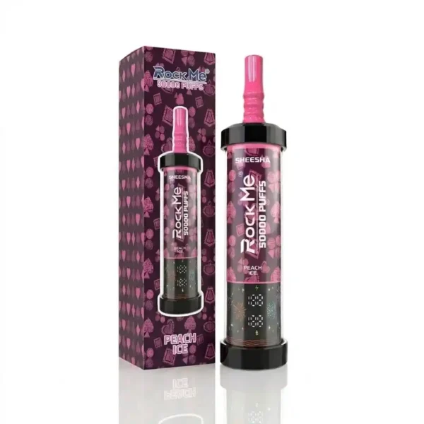 Imagen del dispositivo de vapeo desechable Rockme Sheesha de 50 000 caladas