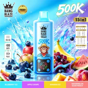 Dispositivo de vapeo desechable Bang Blaze de 500 000 caladas
