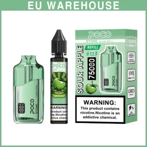 Dispositivo de vapeo desechable Pcco Stone Sour Apple