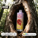Dispositivo de vapeo desechable Razz Bar de 100 000 caladas