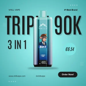 Vhill Triple 90k Disposable Vape device view