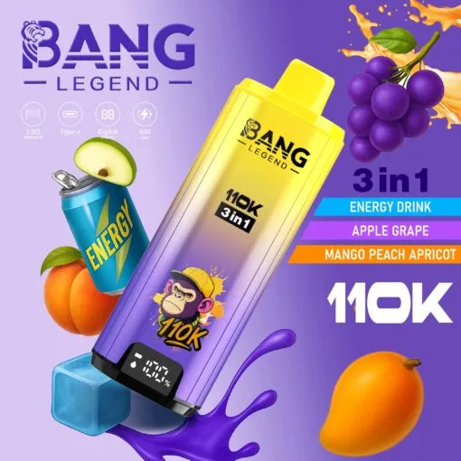 Bang Legend 110k Puffs Disposable Vape device detail