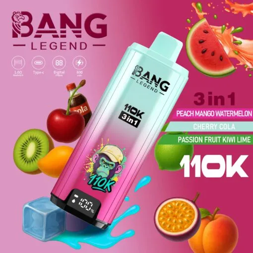 Bang Legend 110k Puffs Disposable Vape device view