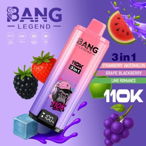 Bang Legend 110k Puffs Disposable Vape device design 2
