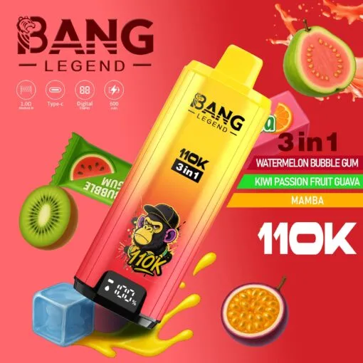 Bang Legend 110k Puffs Disposable Vape device view 2