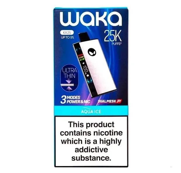 Waka 25k Disposable Vape device detail