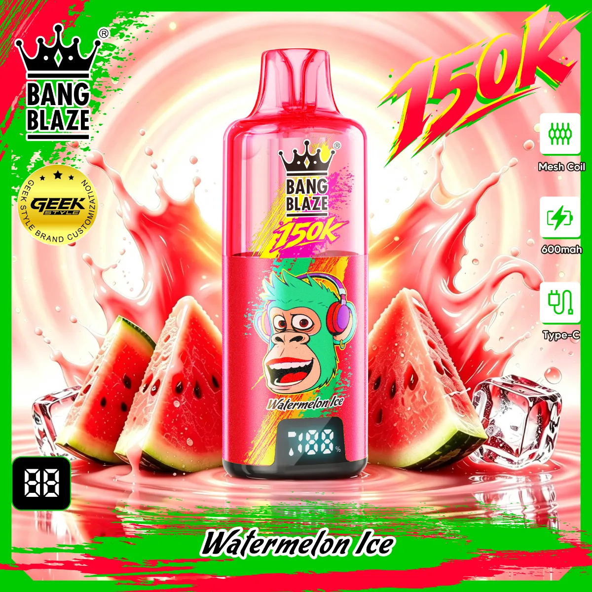 Bang Blaze 150k Puffs Disposable Vape device variant
