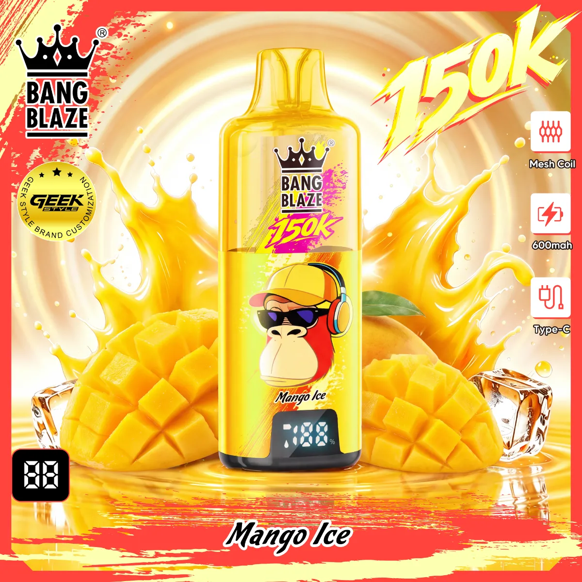Bang Blaze 150k Puffs Disposable Vape device
