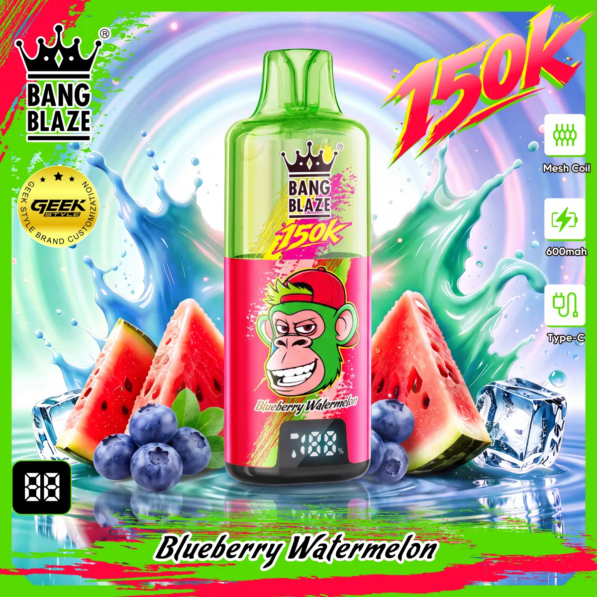 Bang Blaze 150k Puffs Disposable Vape device detail 3